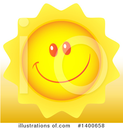Royalty-Free (RF) Sun Clipart Illustration by Hit Toon - Stock Sample #1400658