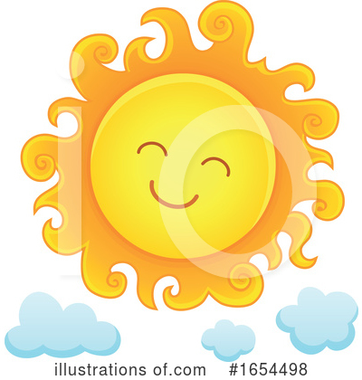 Royalty-Free (RF) Sun Clipart Illustration by visekart - Stock Sample #1654498