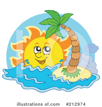 Royalty-Free (RF) Sun Clipart Illustration by visekart - Stock Sample #212974