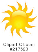 Sun Clipart #217623 by KJ Pargeter