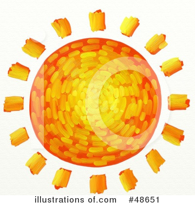 Royalty-Free (RF) Sun Clipart Illustration by Prawny - Stock Sample #48651