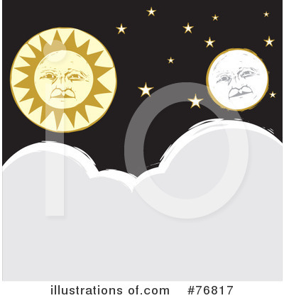 Sun And Moon Clipart #76817 by xunantunich