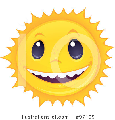 Royalty-Free (RF) Sun Clipart Illustration by John Schwegel - Stock Sample #97199