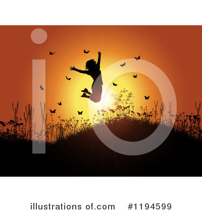 Jumping Clipart #1194599 by KJ Pargeter