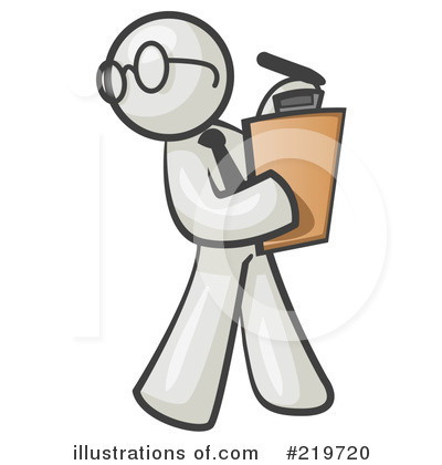 Royalty-Free (RF) Supervisor Clipart Illustration by Leo Blanchette - Stock Sample #219720