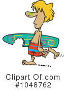 Surfer Clipart #1048762 by toonaday