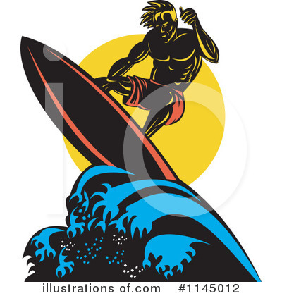 Surfing Clipart #1145012 by patrimonio
