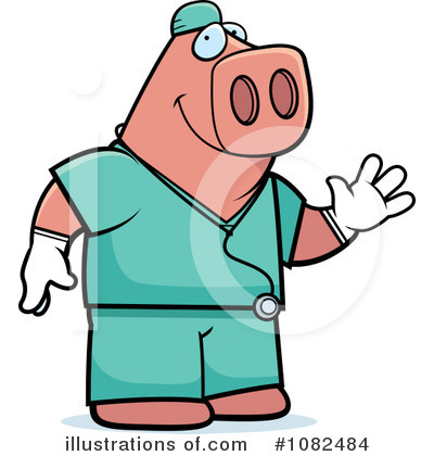 Royalty-Free (RF) Surgeon Clipart Illustration by Cory Thoman - Stock Sample #1082484