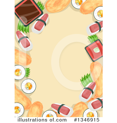 Royalty-Free (RF) Sushi Clipart Illustration by BNP Design Studio - Stock Sample #1346915