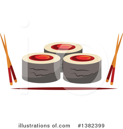 Asian Cuisine Clipart #1382399 by Vector Tradition SM