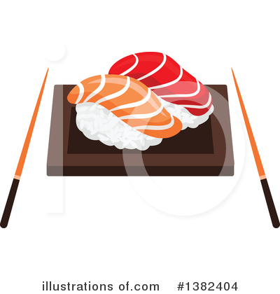 Sea Food Clipart #1382404 by Vector Tradition SM