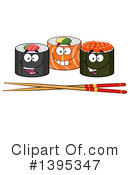 Sushi Clipart #1395347 by Hit Toon