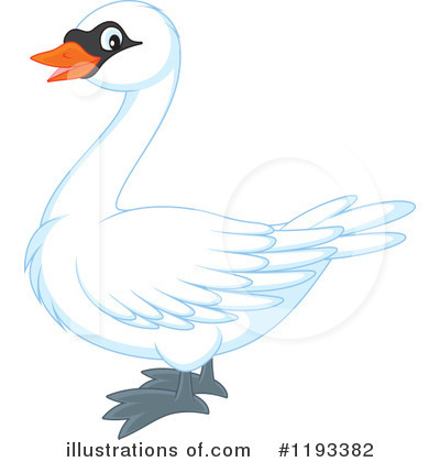 Royalty-Free (RF) Swan Clipart Illustration by Alex Bannykh - Stock Sample #1193382