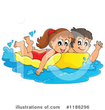 Royalty-Free (RF) Swimming Clipart Illustration by visekart - Stock Sample #1186296