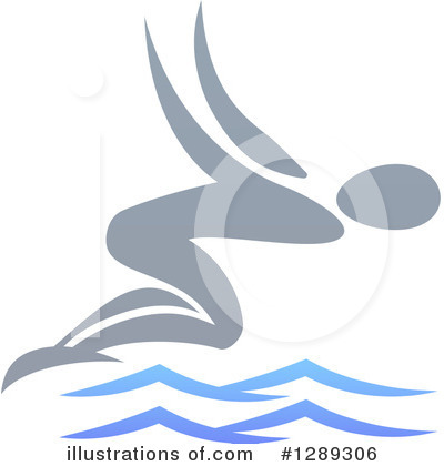 Royalty-Free (RF) Swimming Clipart Illustration by AtStockIllustration - Stock Sample #1289306