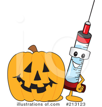 Syringe Mascot Clipart #213123 by Mascot Junction