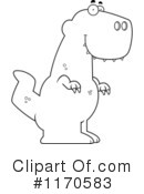 T Rex Clipart #1170583 by Cory Thoman