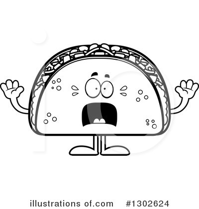 Taco Clipart #1302624 by Cory Thoman