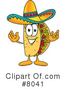 Taco Clipart #8041 by Mascot Junction
