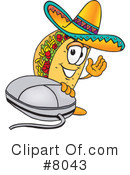 Taco Clipart #8043 by Mascot Junction