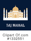 Taj Mahal Clipart #1332551 by Vector Tradition SM