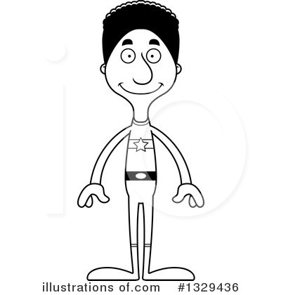 Royalty-Free (RF) Tall Black Man Clipart Illustration by Cory Thoman - Stock Sample #1329436