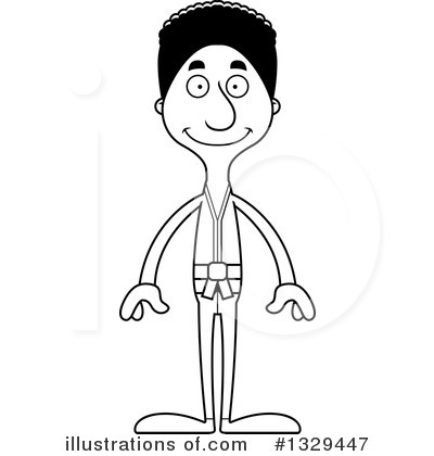 Royalty-Free (RF) Tall Black Man Clipart Illustration by Cory Thoman - Stock Sample #1329447