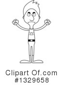 Tall White Man Clipart #1329658 by Cory Thoman