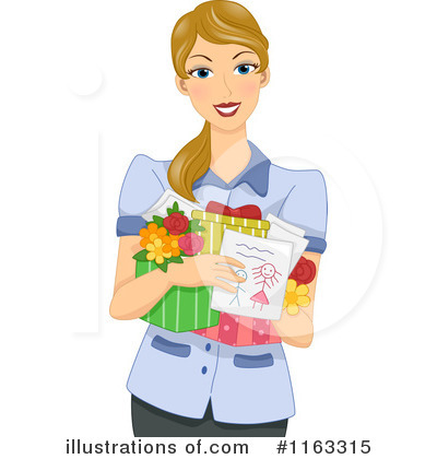 Royalty-Free (RF) Teacher Clipart Illustration by BNP Design Studio - Stock Sample #1163315