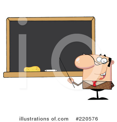 Royalty-Free (RF) Teacher Clipart Illustration by Hit Toon - Stock Sample #220576