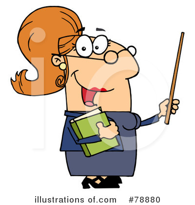 Royalty-Free (RF) Teacher Clipart Illustration by Hit Toon - Stock Sample #78880