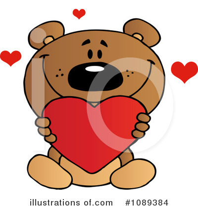 Royalty-Free (RF) Teddy Bear Clipart Illustration by Hit Toon - Stock Sample #1089384