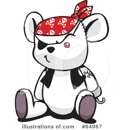 Teddy Bear Clipart #64967 by Dennis Holmes Designs