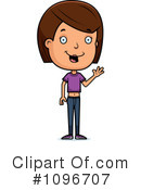 Teen Girl Clipart #1096707 by Cory Thoman