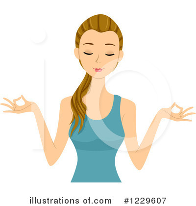 Yoga Clipart #1229607 by BNP Design Studio