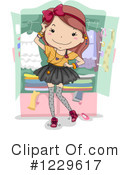 Teen Girl Clipart #1229617 by BNP Design Studio