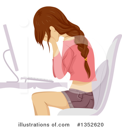 Royalty-Free (RF) Teen Girl Clipart Illustration by BNP Design Studio - Stock Sample #1352620