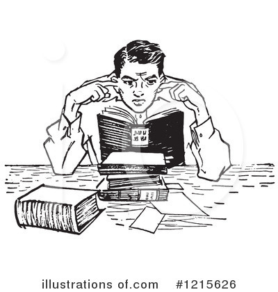 Reading Clipart #1215626 by Picsburg