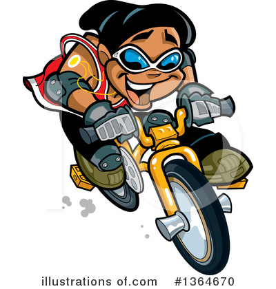 Daredevil Clipart #1364670 by Clip Art Mascots