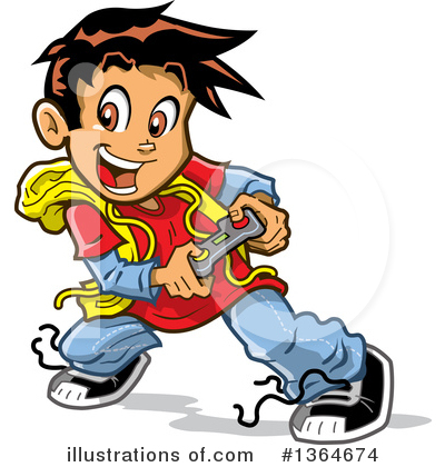 Video Game Clipart #1364674 by Clip Art Mascots