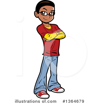 Royalty-Free (RF) Teenager Clipart Illustration by Clip Art Mascots - Stock Sample #1364679