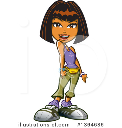 Royalty-Free (RF) Teenager Clipart Illustration by Clip Art Mascots - Stock Sample #1364686