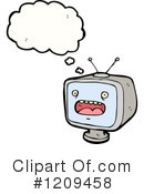 Television Clipart #1209458 by lineartestpilot