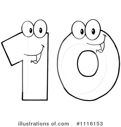 Ten Clipart #1116153 by Hit Toon