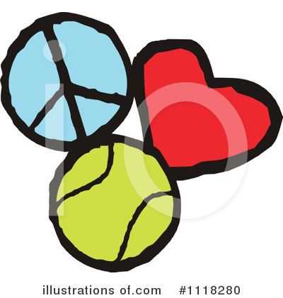 Royalty-Free (RF) Tennis Clipart Illustration by Johnny Sajem - Stock Sample #1118280