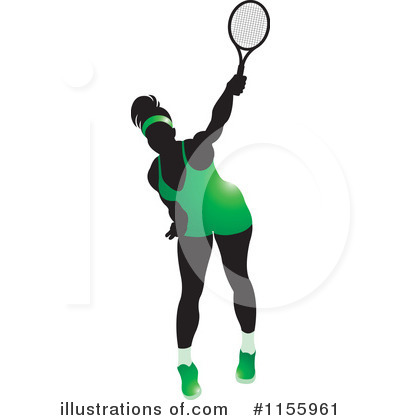 Royalty-Free (RF) Tennis Clipart Illustration by Lal Perera - Stock Sample #1155961
