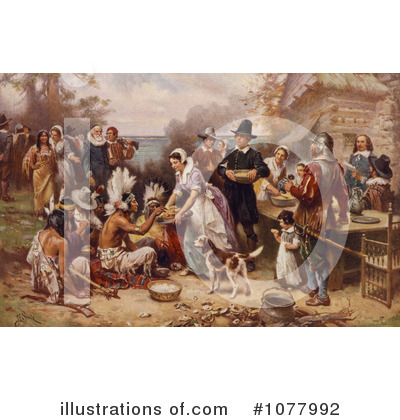 Pilgrims Clipart #1077992 by JVPD