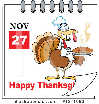 Royalty-Free (RF) Thanksgiving Clipart Illustration by Hit Toon - Stock Sample #1271690