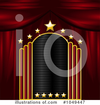 Royalty-Free (RF) Theater Clipart Illustration by elaineitalia - Stock Sample #1049447