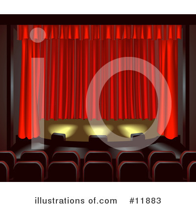 Theatre Clipart #11883 by AtStockIllustration